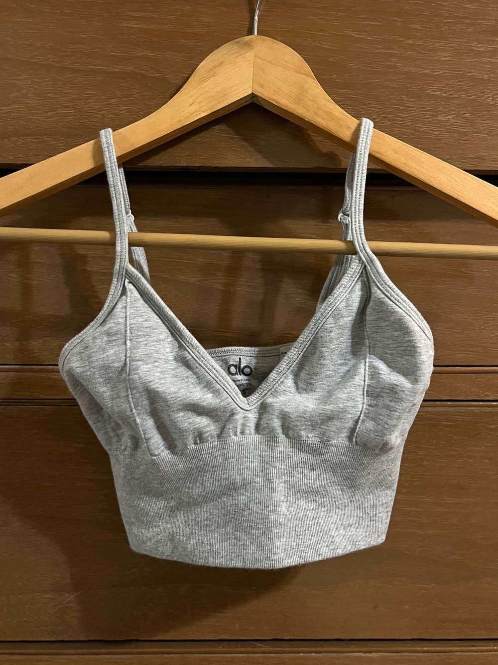 Alo grey sports bra